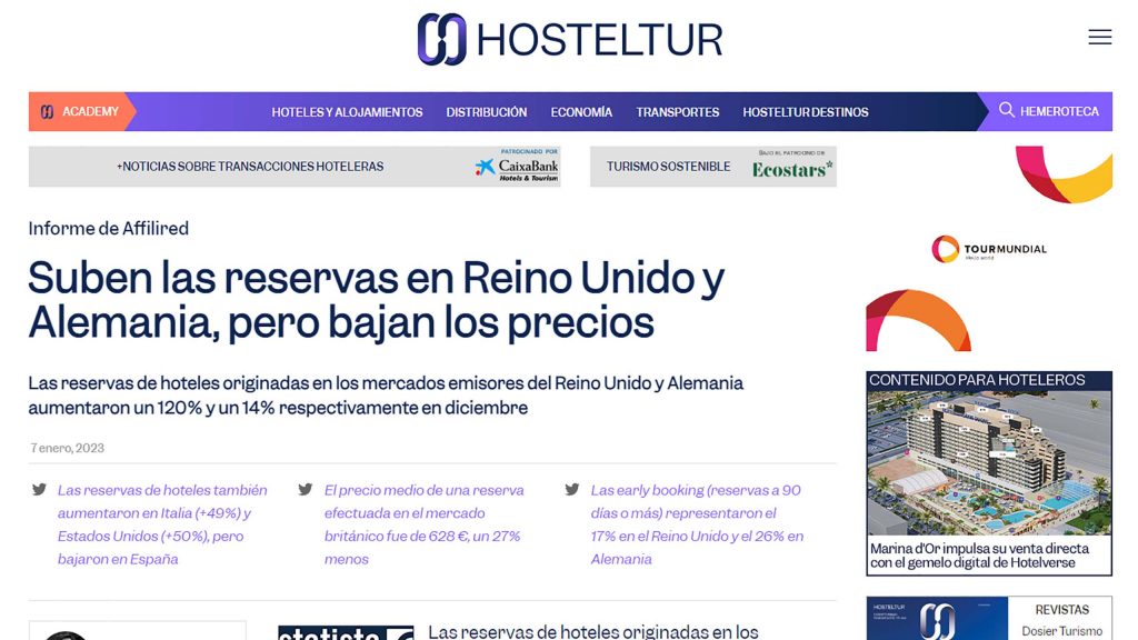 Noticia Noticia-Hosteltur_Suben_Reservas_Reino_Unido y Alemania